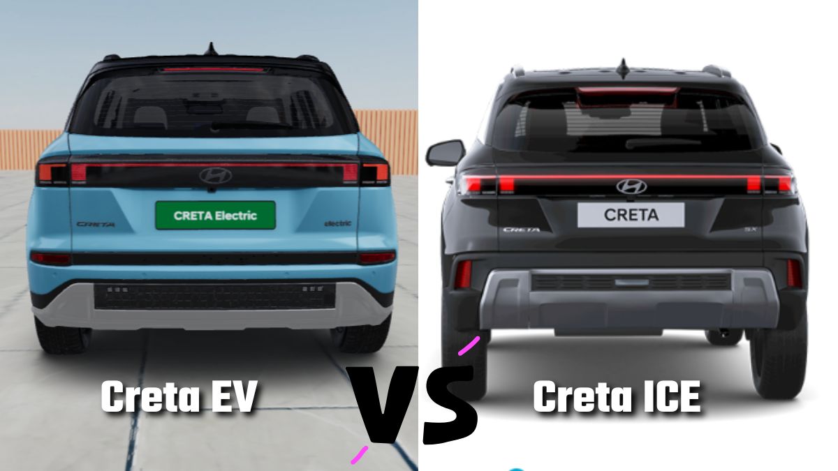 Hyundai Creta ICE vs EV